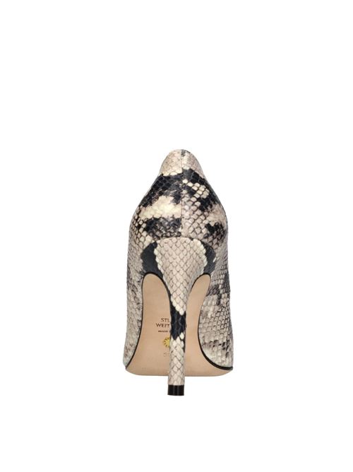 Décolleté modello ANNY in pelle STUART WEITZMAN | ANNY PRNTD PYTHONBEIGE